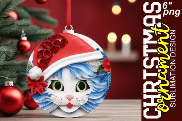 3D Xmas Circle Ornament Collection