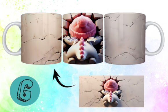 Evaluating the 3D Valentine Dragon 3D Mug Wrap 11 for Custom Gift Projects