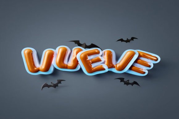 Halloween Party 3D Text Effect