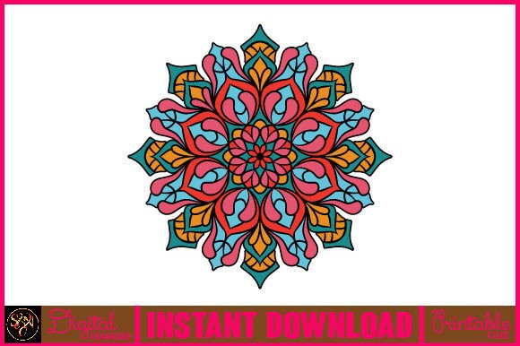 Mandala 3D Layered SVG Cut File-109