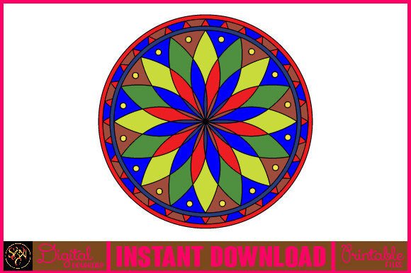 Mandala 3D Layered SVG Cut File 14