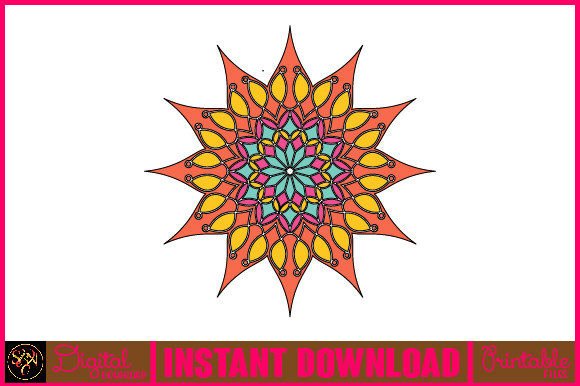 Mandala 3D Layered SVG Cut File-167