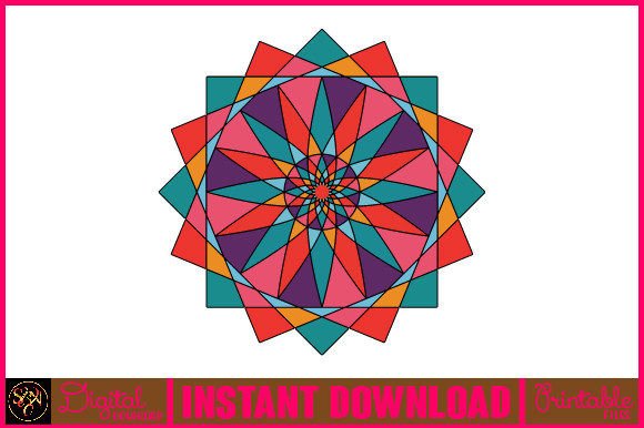 Mandala 3D Layered SVG Cut File 19