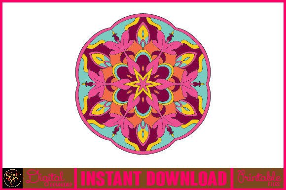 Mandala 3D Layered SVG Cut File-27