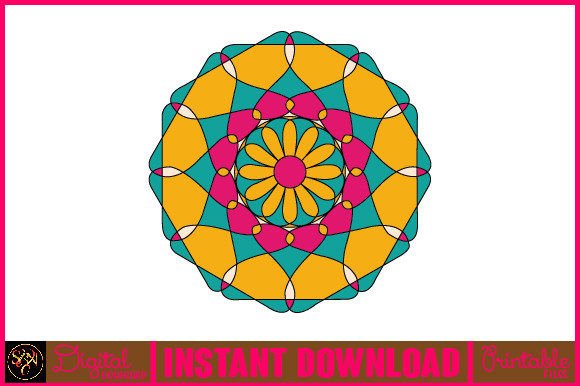 Mandala 3D Layered SVG Cut File-36