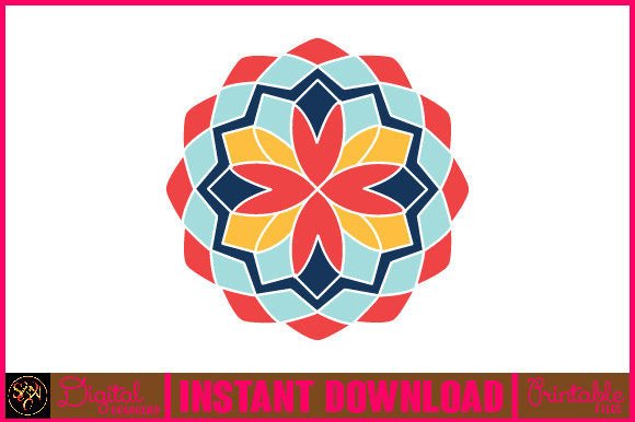 Mandala 3D Layered SVG Cut File-40