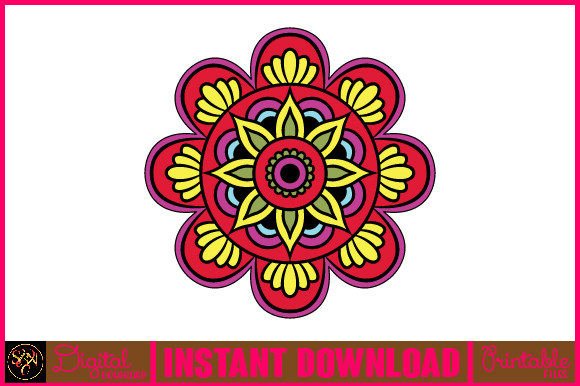 Mandala 3D Layered SVG Cut File-67