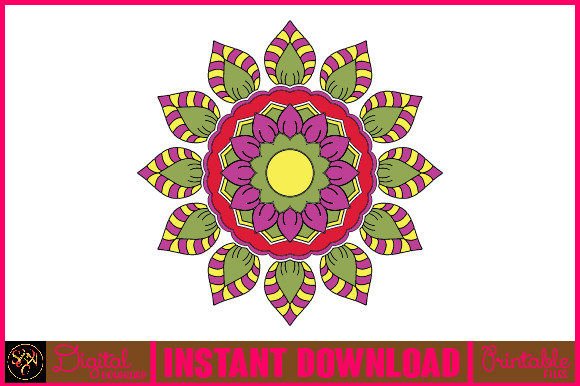 Mandala 3D Layered SVG Cut File-68