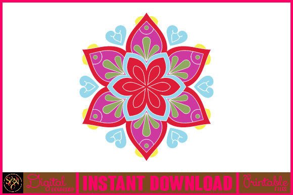 Mandala 3D Layered SVG Cut File-95