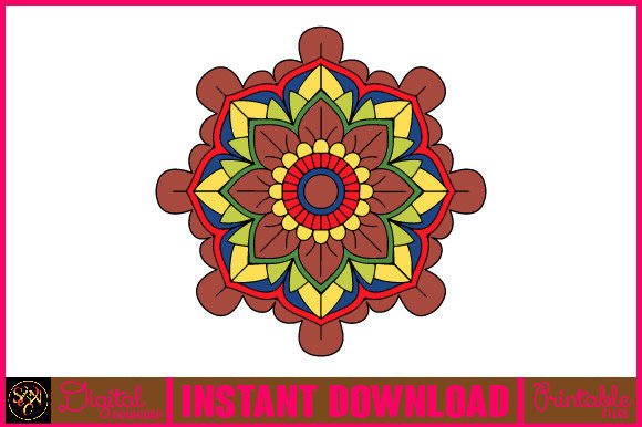 Mandala 3D Layered SVG Cut File-97: Integrating Complex Vector Art into Production Workflows