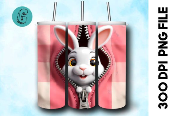 Rabbit 3D Valentine Tumbler Wrap 21: A Digital Asset for Creative Expression