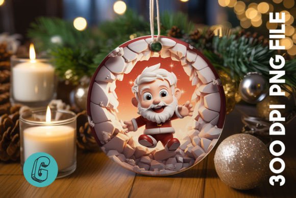 The Evolution of Digital Craft: Leveraging the 3D Santa Break Through Ornament 31 for High-Impact Visual Projects