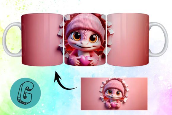 Valentine Dragon 3D Mug Wrap 89: A Comprehensive Guide to High-Resolution Digital Art for Personalized Gifts